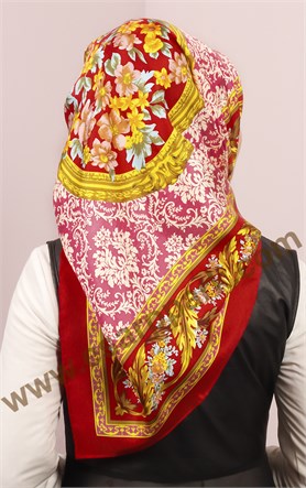 İndirimli İthal İpek Eşarp 1302-21