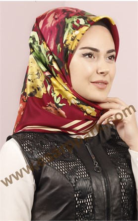 İndirimli İthal İpek Eşarp 1302-23