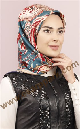 İndirimli İthal İpek Eşarp 1302-27