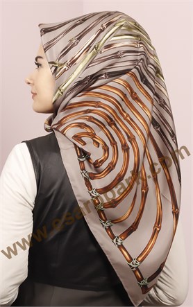 İndirimli İthal İpek Eşarp 1302-32