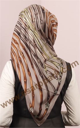 İndirimli İthal İpek Eşarp 1302-32