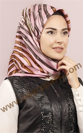 İndirimli İthal İpek Eşarp 1302-33