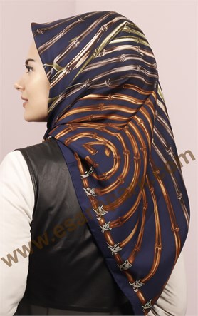 İndirimli İthal İpek Eşarp 1302-34