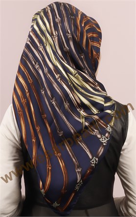 İndirimli İthal İpek Eşarp 1302-34