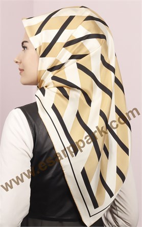 İndirimli İthal İpek Eşarp 1302-37