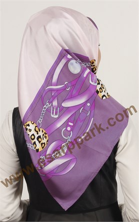 İndirimli İthal İpek Eşarp 13020-1