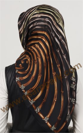 İndirimli İthal İpek Eşarp 13020-12