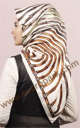 İndirimli İthal İpek Eşarp 13020-15