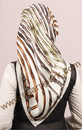 İndirimli İthal İpek Eşarp 13020-15