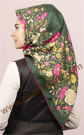 İndirimli İthal İpek Eşarp 13020-19