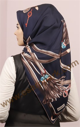 İndirimli İthal İpek Eşarp 13020-28