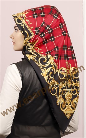 İndirimli İthal İpek Eşarp 13020-30