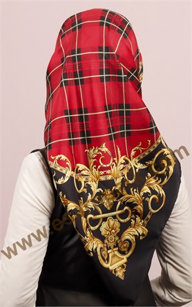 İndirimli İthal İpek Eşarp 13020-30