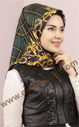 İndirimli İthal İpek Eşarp 13020-33