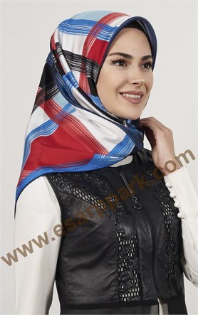 İndirimli İthal İpek Eşarp 13020-35