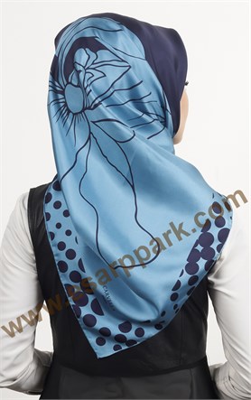 İndirimli İthal İpek Eşarp 13020-38