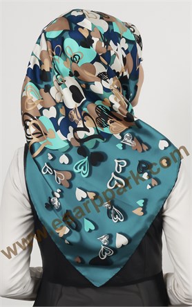 İndirimli İthal İpek Eşarp 13020-7