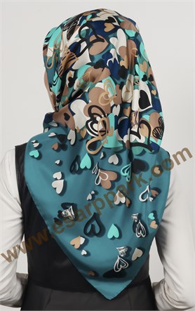 İndirimli İthal İpek Eşarp 13020-7