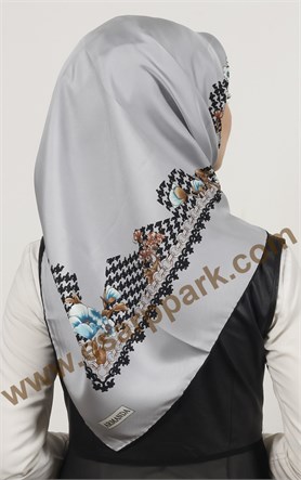 İndirimli İthal İpek Eşarp 1305-3