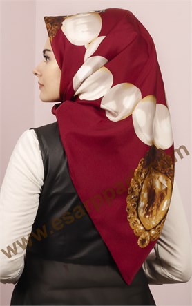 İndirimli İthal İpek Eşarp 1306-3