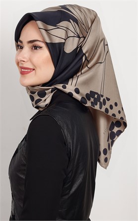 İndirimli İthal İpek Eşarp 1306-8