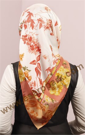 İndirimli İthal İpek Eşarp 1306-9