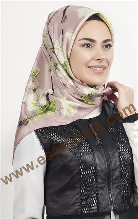 İndirimli İthal İpek Eşarp 1559-3