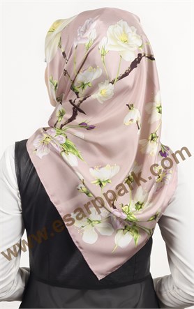 İndirimli İthal İpek Eşarp 1559-3