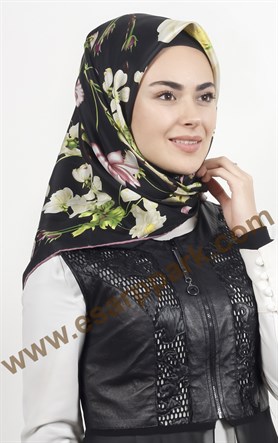İndirimli İthal İpek Eşarp 1559-7