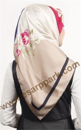 İndirimli İthal İpek Eşarp 1561-3