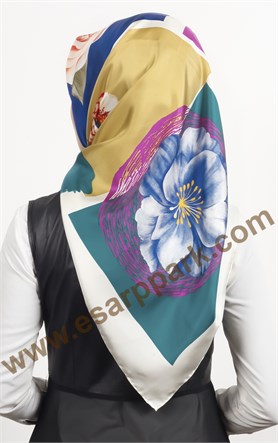 İndirimli İthal İpek Eşarp 1562-2