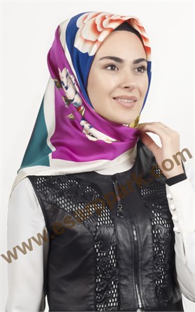 İndirimli İthal İpek Eşarp 1562-2