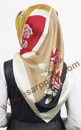 İndirimli İthal İpek Eşarp 1562-5