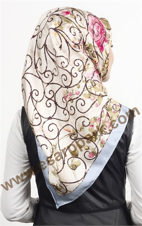 İndirimli İthal İpek Eşarp 1566-1