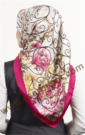 indirimli İthal İpek Eşarp 1566-2