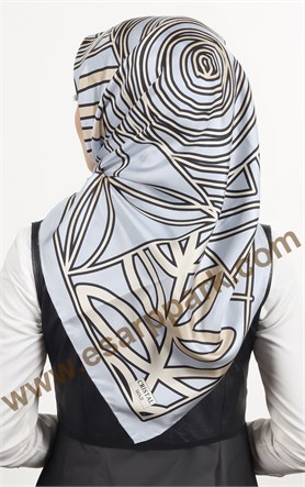 İndirimli İthal İpek Eşarp 1567-4