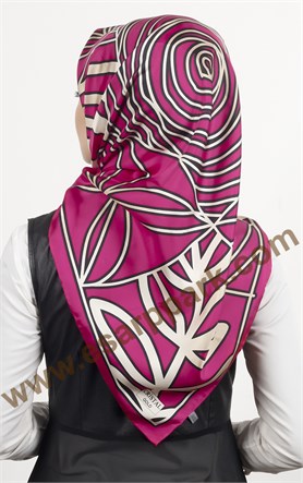 İndirimli İthal İpek Eşarp 1567-6