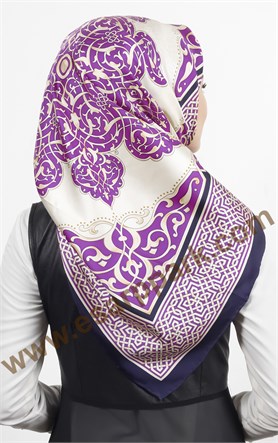 İndirimli İthal İpek Eşarp 1570-4