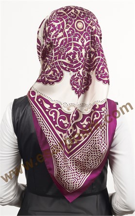 İndirimli İthal İpek Eşarp 1570-7