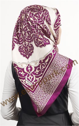 İndirimli İthal İpek Eşarp 1570-7