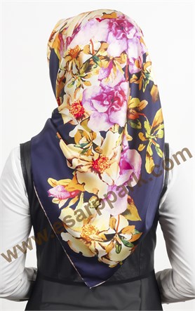 İndirimli İthal İpek Eşarp 1572-3