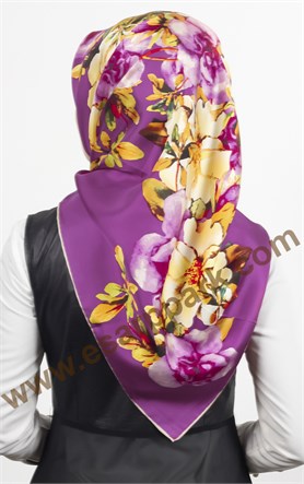 İndirimli İthal İpek Eşarp 1572-5