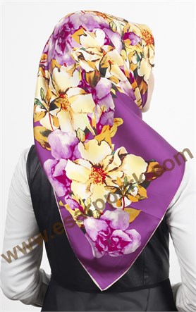 İndirimli İthal İpek Eşarp 1572-5