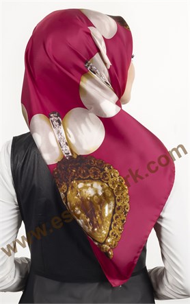 İndirimli İthal İpek Eşarp 1590-12