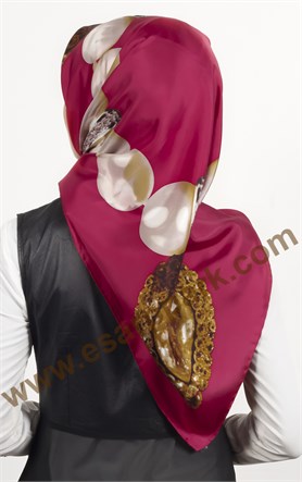 İndirimli İthal İpek Eşarp 1590-12