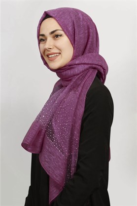 İpekli Taşlı Tül Şal 1067-26
