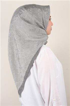 İpeksi Monogram Eşarp 8086-10 Duman