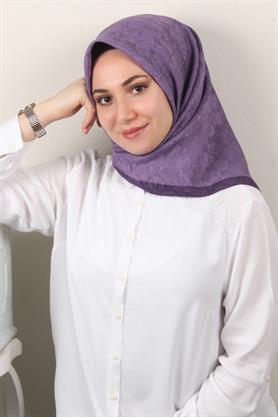İpeksi Monogram Eşarp 8086-25 Lavanta