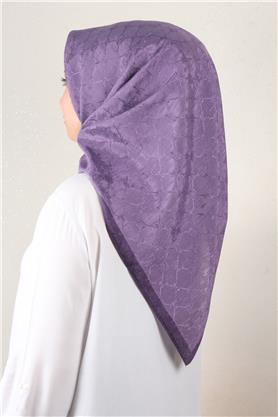İpeksi Monogram Eşarp 8086-25 Lavanta