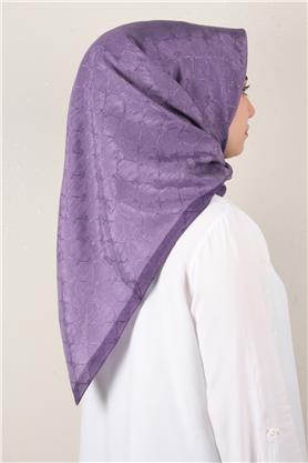 İpeksi Monogram Eşarp 8086-25 Lavanta